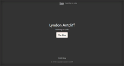Desktop Screenshot of lyndonantcliff.com